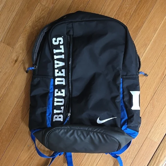 Nike | Bags | Nike Blue And Black Backpack | Poshmark